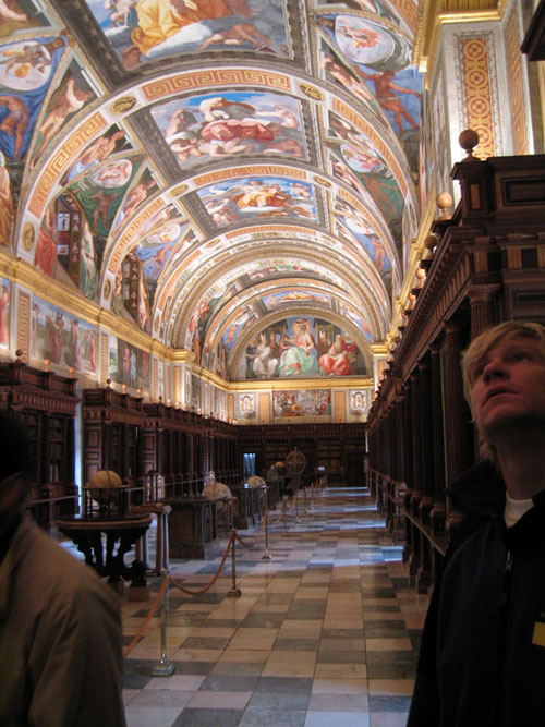 el escorial library san lorenzo de el escorial spain