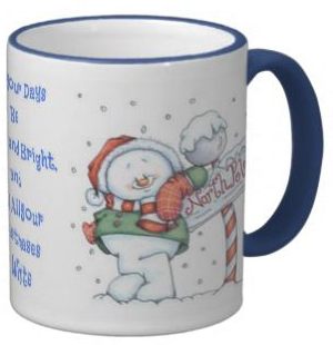 Picture of the snowman mug