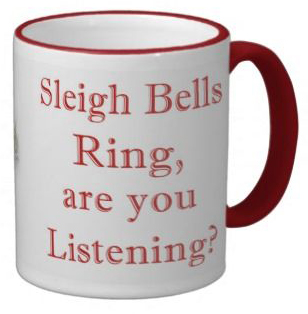 Picture of the sleigh bells mug