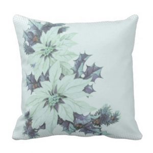 Blue Christmas Cushion