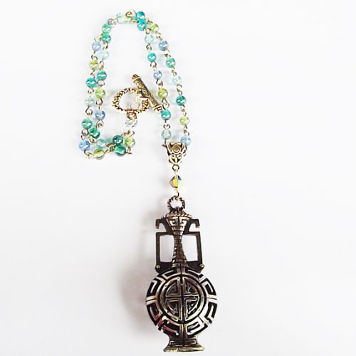 aztec urn necklace