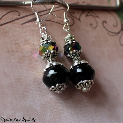 black onyx earrings