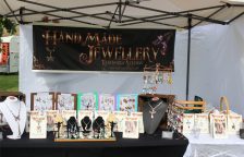 Photo of our jewellery stall at a market